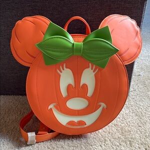 Disney Orange and Green Minnie Mouse Bag